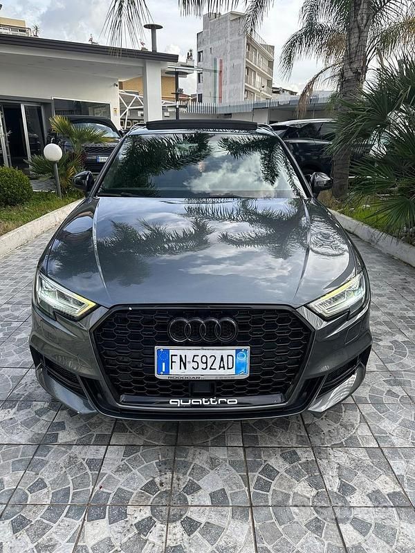 Usata Audi A3 S-Line 150 CV (110 kW) 2018 Grigio Berlina