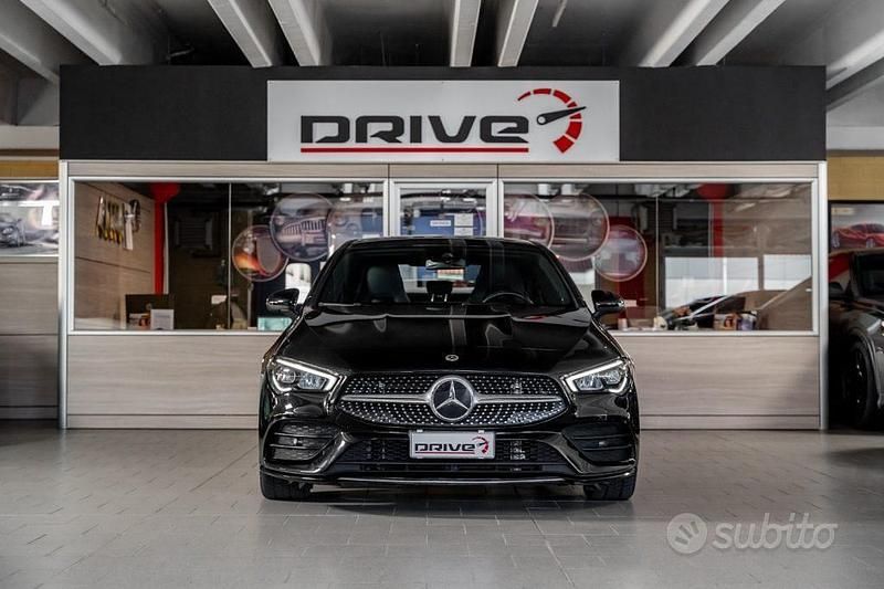 Usata Mercedes CLA200 Premium 150 CV (110 kW) 2021 Nero Berlina