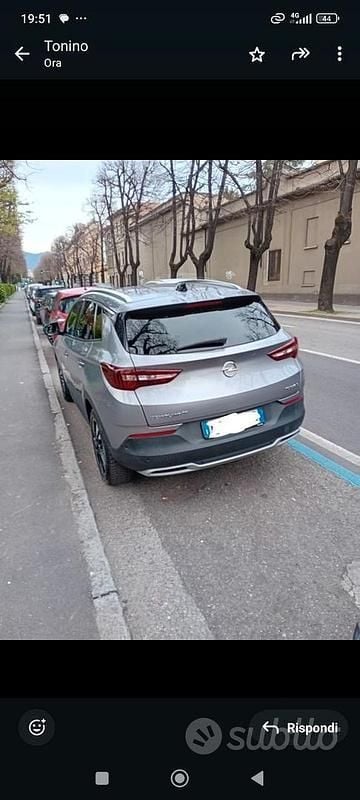 Usata Opel Grandland X Ultimate 131 CV (96 kW) 2019 Grigio SUV