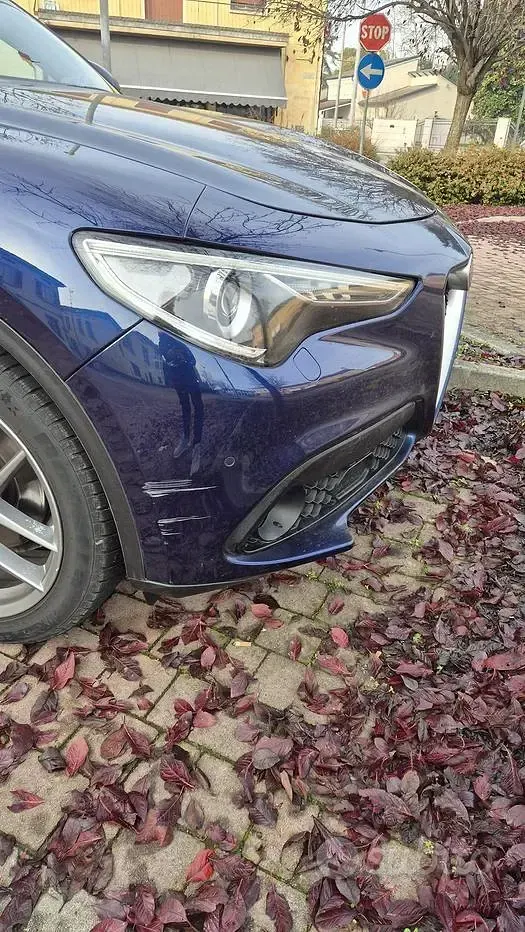 Usata Alfa Romeo Stelvio 210 CV (154 kW) 2019 Blu SUV