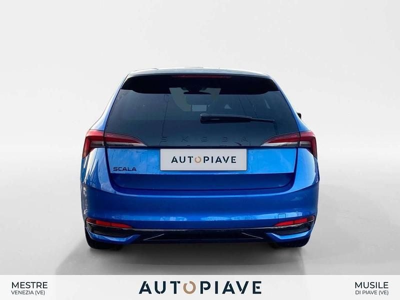 Usata Skoda Scala Monte Carlo 116 CV (85 kW) 2024 Blu/azzurro Utilitaria