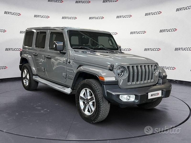 Usata Jeep Wrangler Sahara 200 CV (147 kW) 2019 Grigio SUV