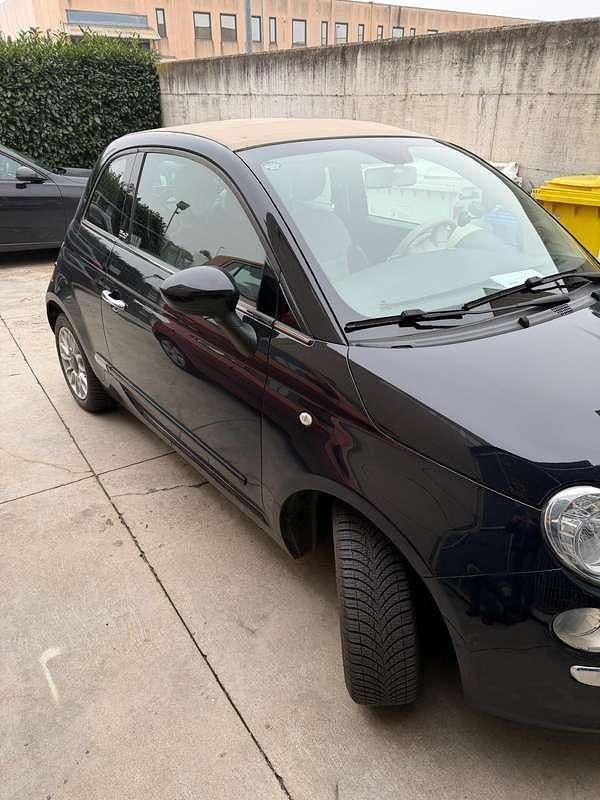 Usata Fiat 500C Lounge 69 CV (50 kW) 2012 Blu/azzurro Cabrio