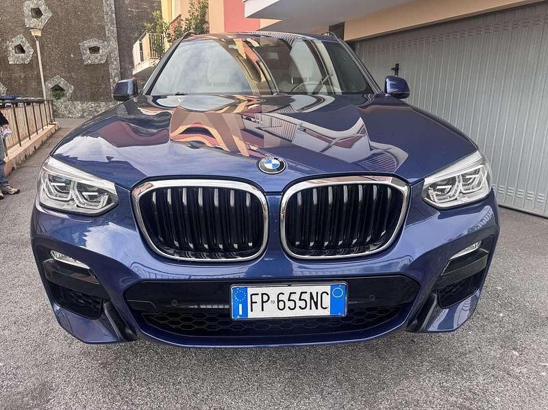 Usata BMW X3 M Sport 190 CV (139 kW) 2018 Blu/azzurro SUV