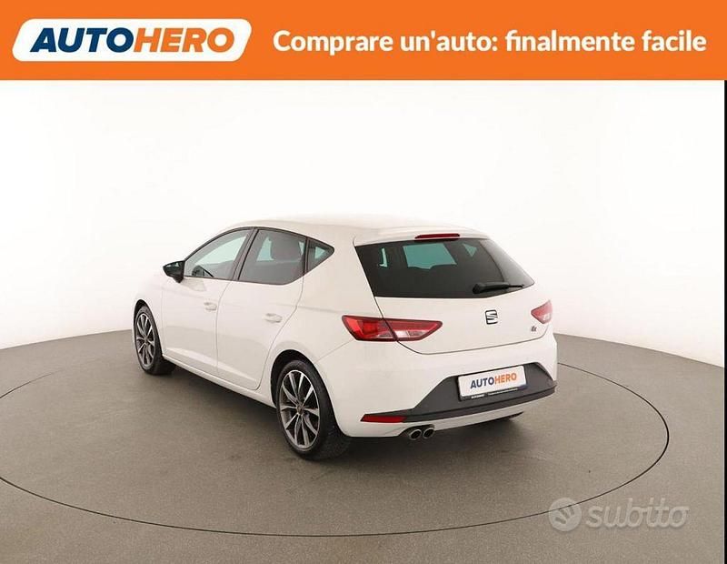 Usata Seat Leon FR 150 CV (110 kW) 2015 Bianco Berlina