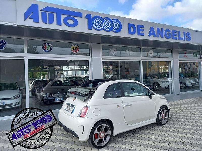 Usata Abarth 500C 140 CV (102 kW) 2010 Bianco Cabrio