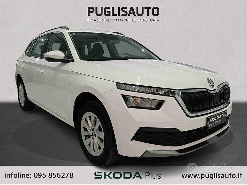 Bianco Usata 2023 Skoda Kamiq Ambition SUV | 17.900 € (Buon prezzo) - Immagine 1/4