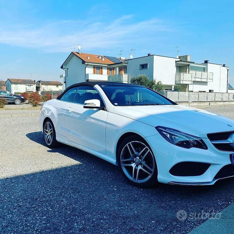 Usata Mercedes 220 2014 Bianco Cabrio
