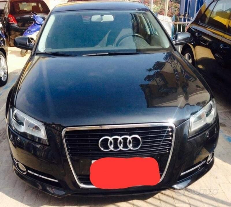 Usata Audi A3 105 CV (77 kW) 2011 Nero Utilitaria