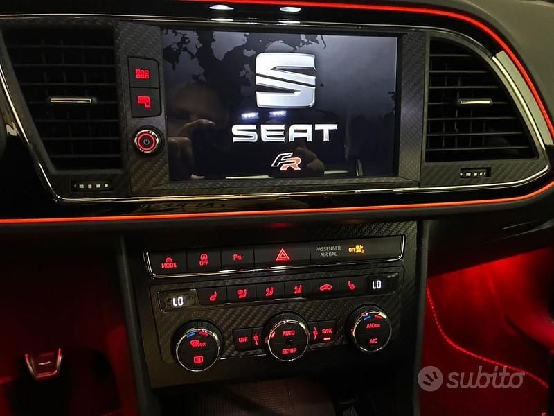 Usata Seat Leon 212 CV (155 kW) 2017 Nero Berlina