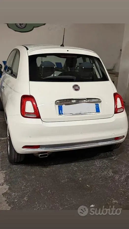 Usata Fiat 500 69 CV (50 kW) 2019 Bianco Berlina