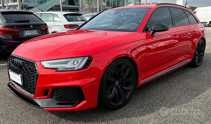 Usata Audi RS4 450 CV (330 kW) 2019 Rosso Station wagon
