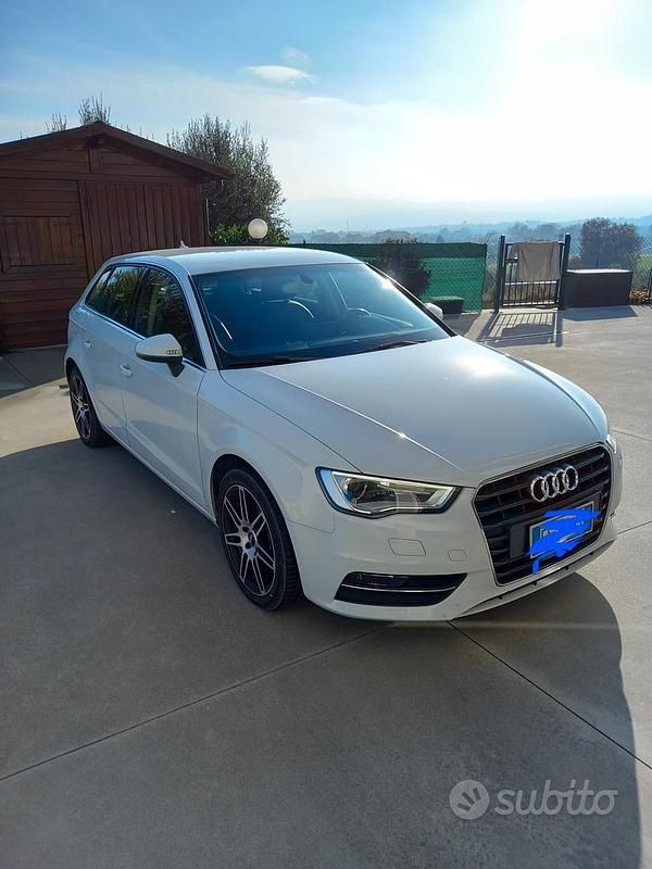 Usata Audi A3 Ambiente 150 CV (110 kW) 2013 Bianco Berlina