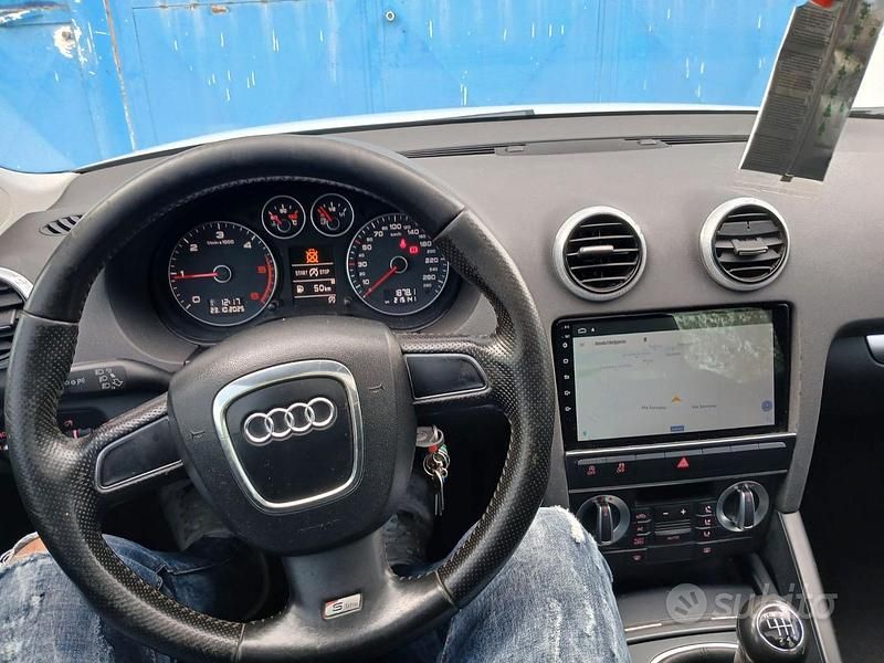 Usata Audi A3 S-Line 150 CV (110 kW) 2011 Bianco Berlina