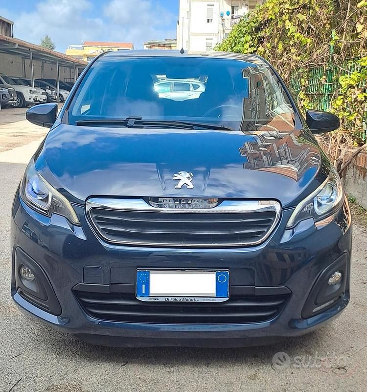 Usata Peugeot 108 82 CV (60 kW) 2016 Blu Utilitaria