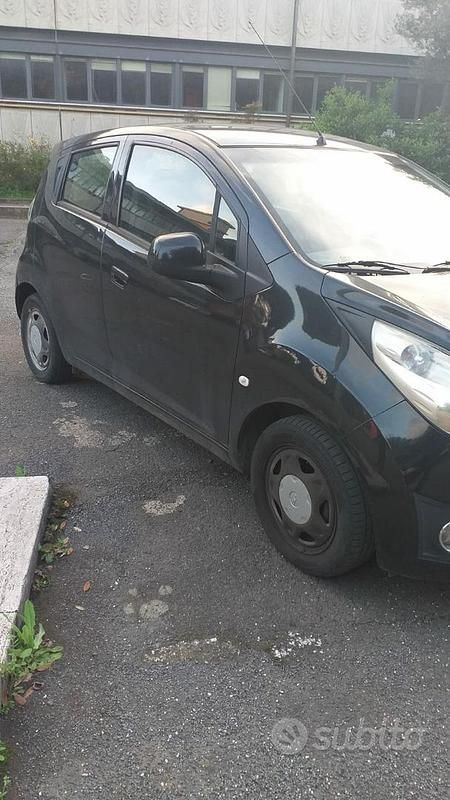 Usata Chevrolet Spark 68 CV (50 kW) 2011 Nero Utilitaria