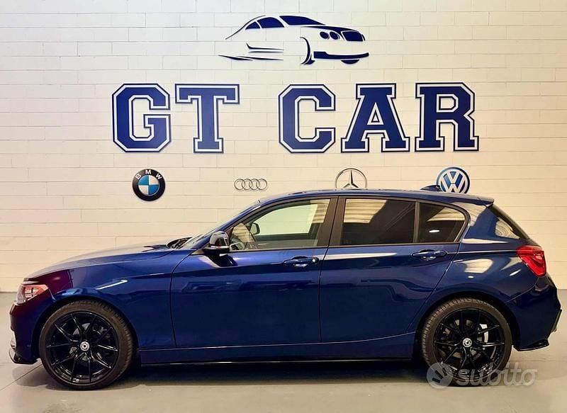 Usata BMW 118 135 CV (99 kW) 2018 Blu Utilitaria