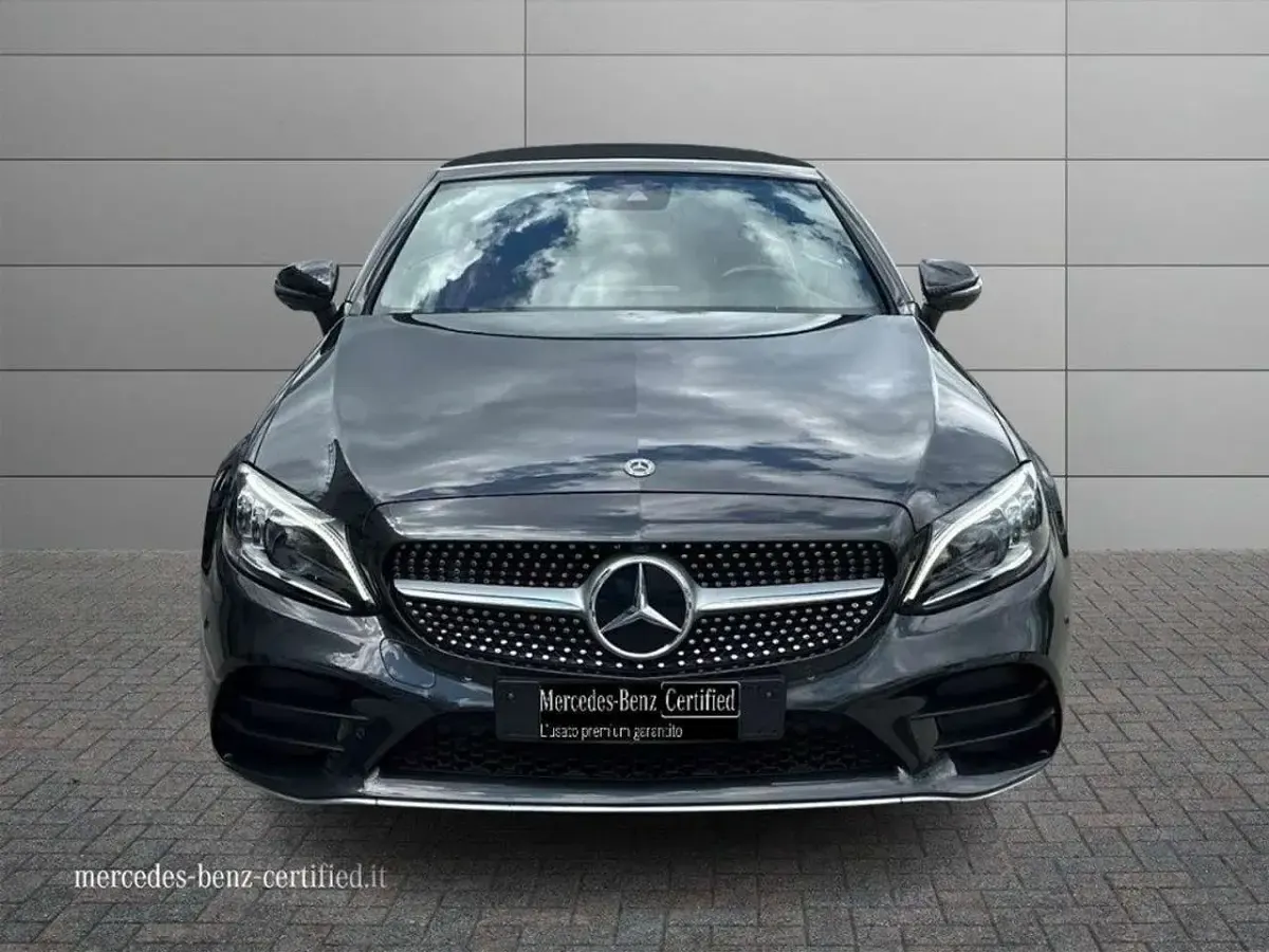 Usata Mercedes C220 Premium Plus 194 CV (142 kW) 2020 Grigio scuro Cabrio