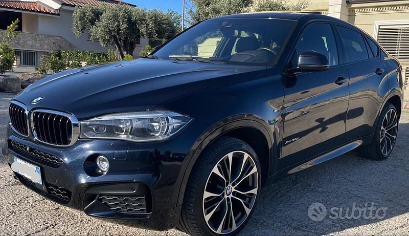 Usata BMW X6 Efficient Dynamics 249 CV (183 kW) 2019 Blu SUV