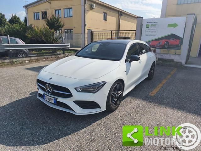 Bianco Usata 2021 Mercedes CLA200 Shooting Brake Premium Station wagon | 27.500 € - Immagine 1/4