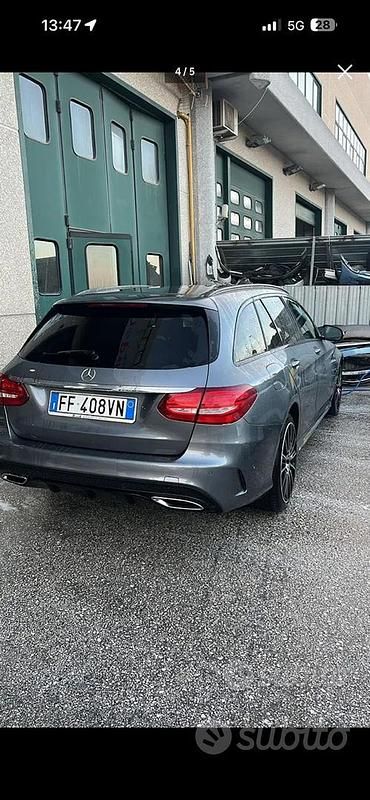 Usata Mercedes C220 Premium 170 CV (125 kW) 2016 Grigio Berlina