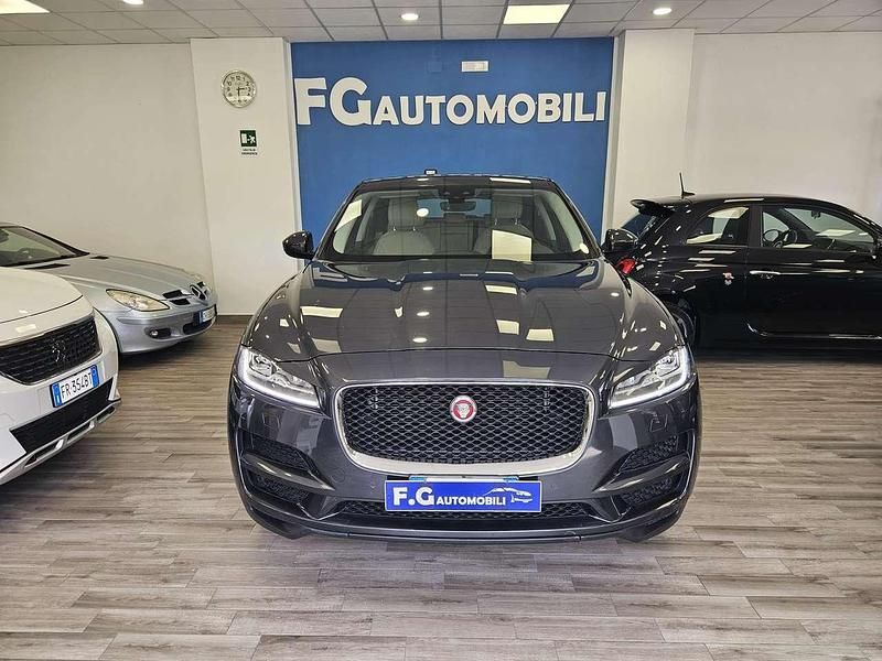 Grigio Usata 2019 Jaguar F-Pace Prestige SUV | 19.999 € (Buon prezzo) - Immagine 1/4