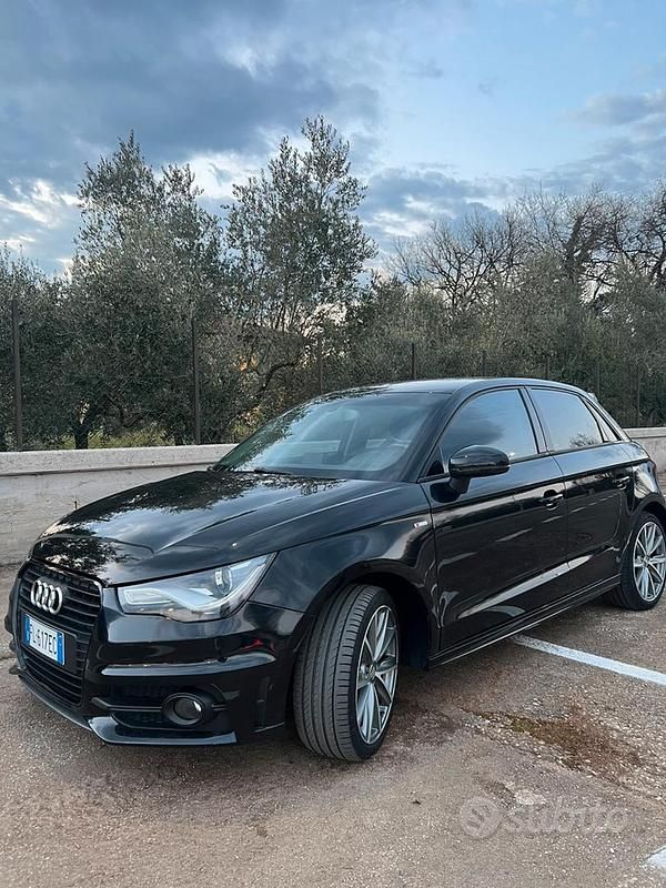 Usata Audi A1 S-Line 90 CV (66 kW) 2013 Nero Utilitaria