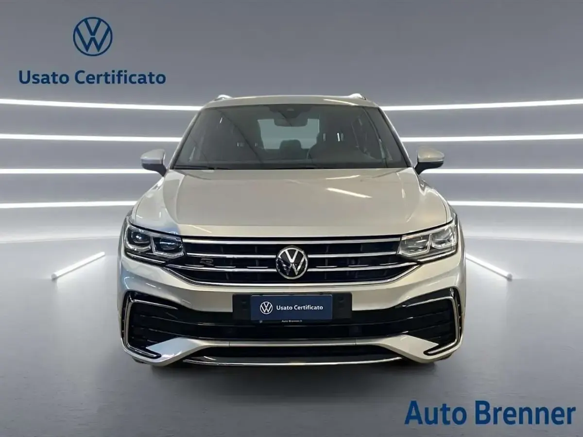 Usata VW Tiguan R-line 200 CV (147 kW) 2021 Argento met SUV