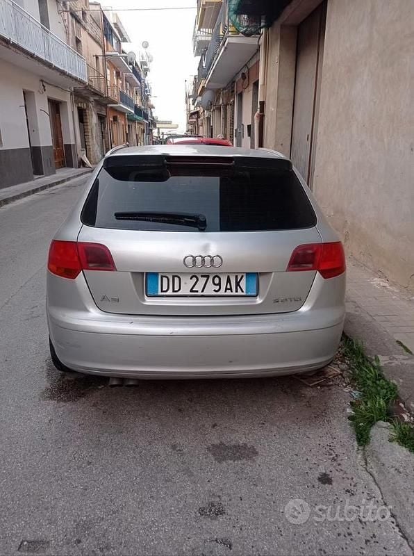 Usata Audi A3 140 CV (102 kW) 2006 Grigio Utilitaria