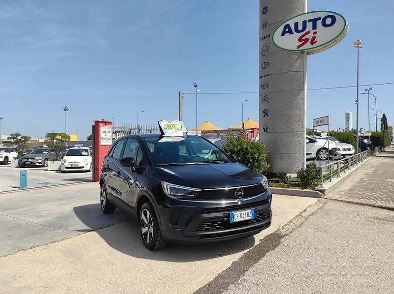 Usata Opel Crossland X 110 CV (80 kW) 2021 Nero SUV