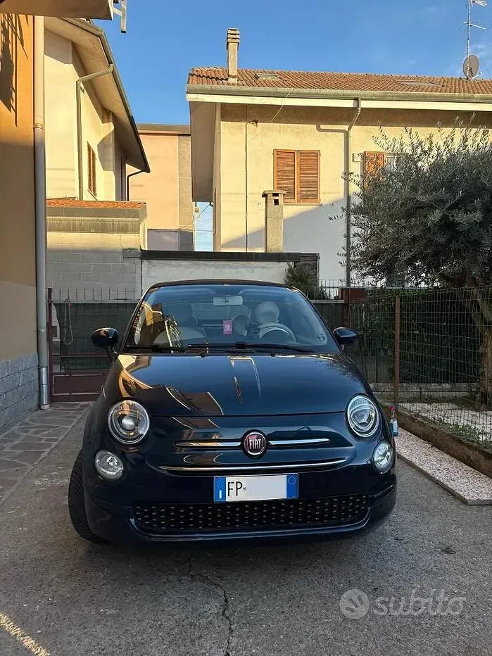 Usata Fiat 500 2018 Blu Cabrio