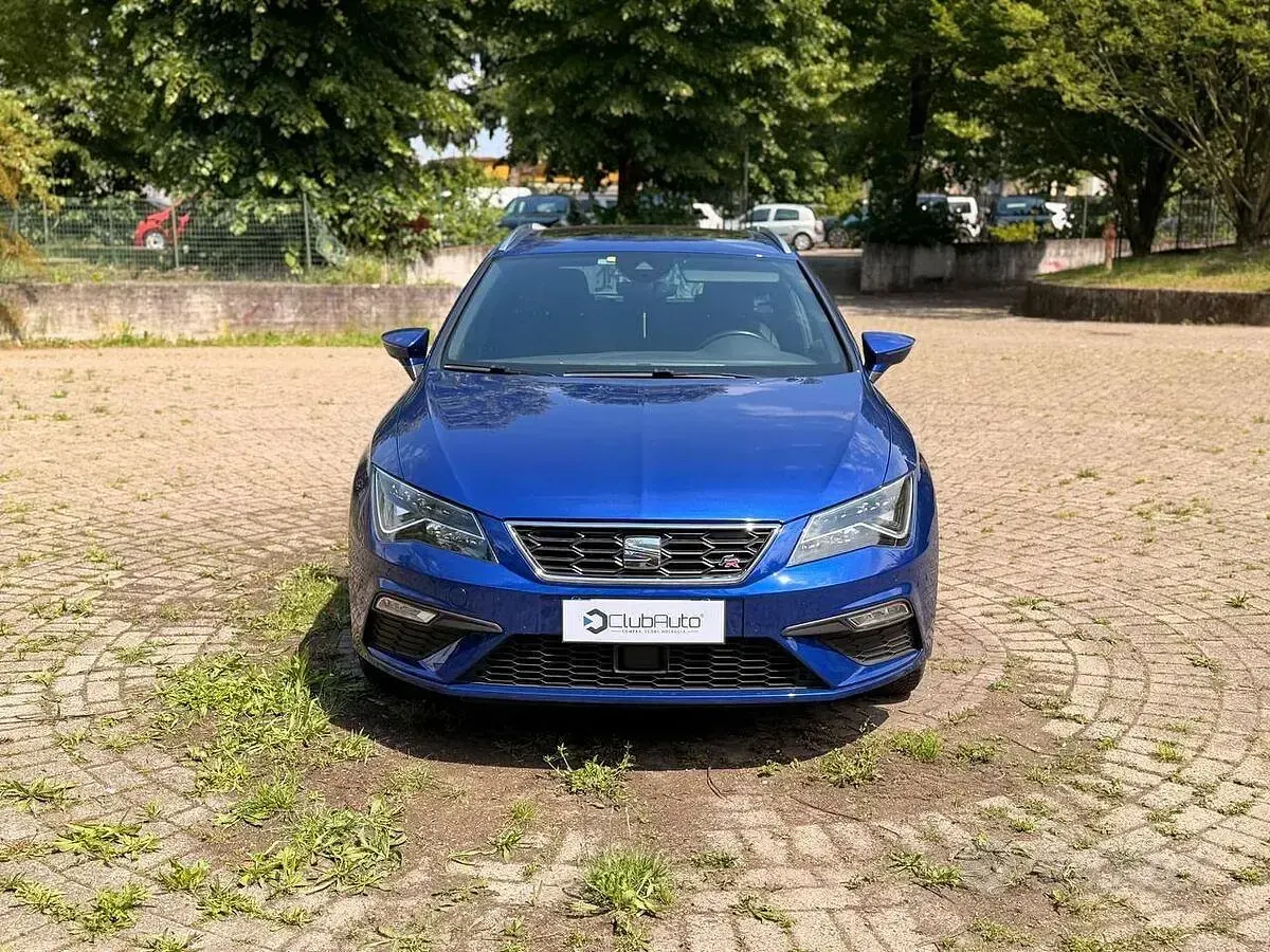 Usata Seat Leon FR 131 CV (96 kW) 2019 Blu/azzurro Station wagon