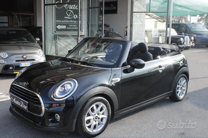 Nero Usata 2020 Mini Cooper Cabriolet Cabrio | 23.900 € (Buon prezzo) - Immagine 1/4