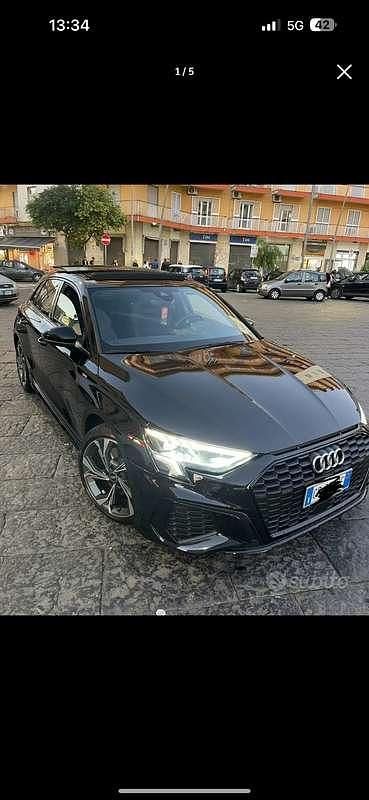 Usata Audi A3 Edition .1 150 CV (110 kW) 2021 Nero Berlina