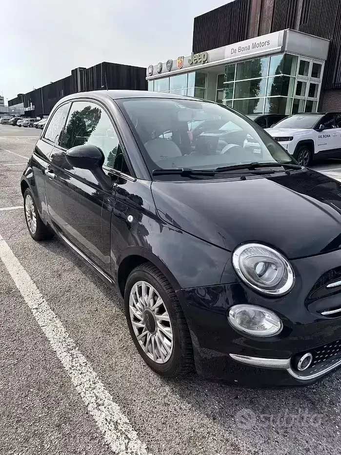 Usata Fiat 500 Lounge 69 CV (50 kW) 2017 Nero Berlina