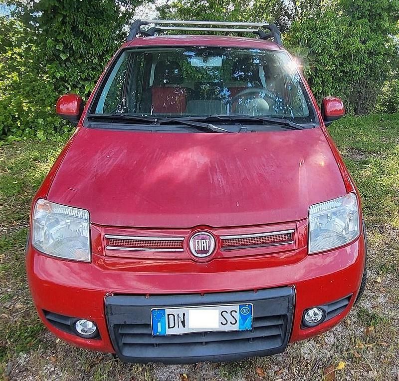 Usata Fiat Panda 60 CV (44 kW) 2008 Rosso Utilitaria