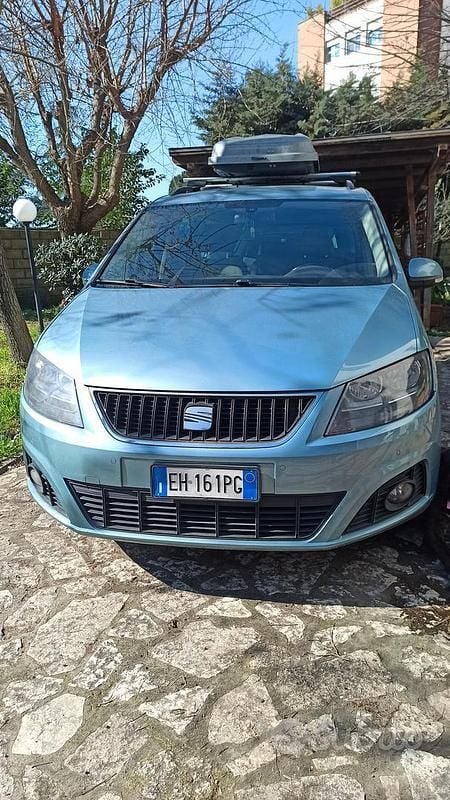 Usata Seat Alhambra 115 CV (84 kW) 2011 Blu Monovolume
