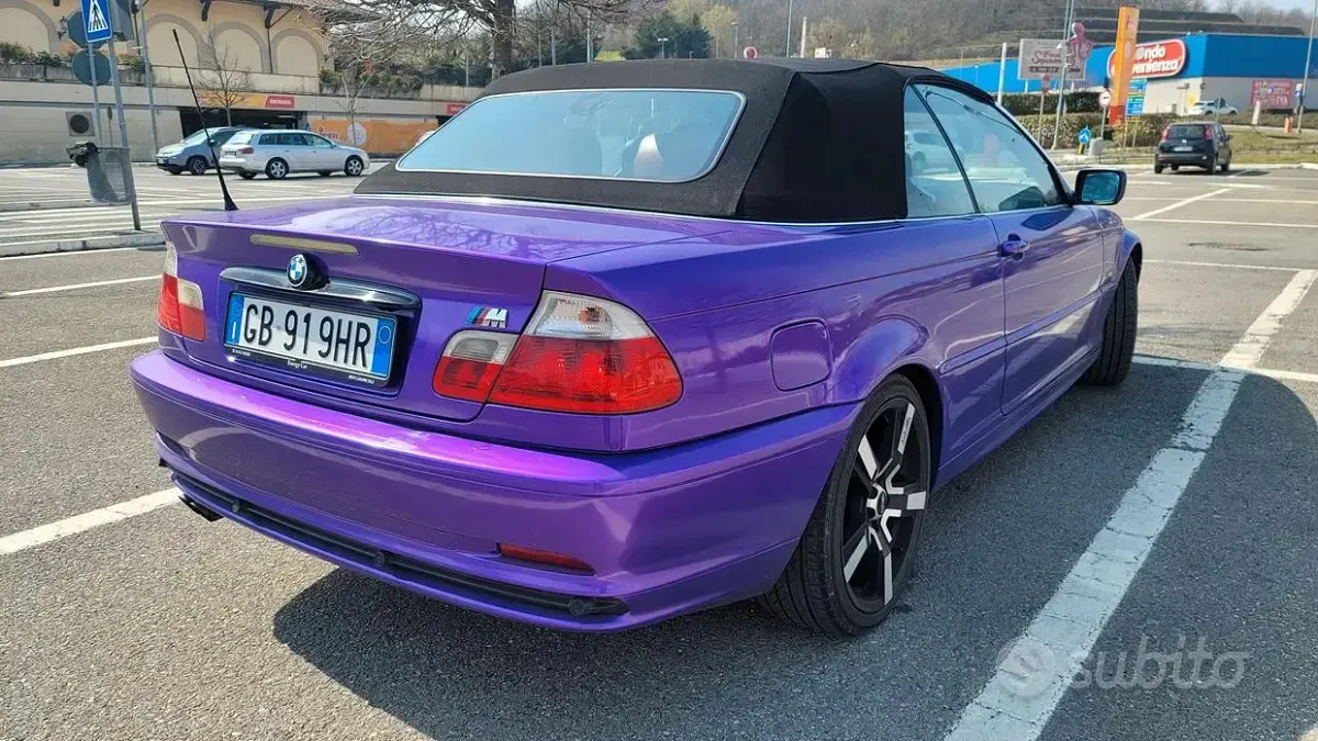 Usata BMW 330 Cabriolet 231 CV (169 kW) 2002 Blu Cabrio