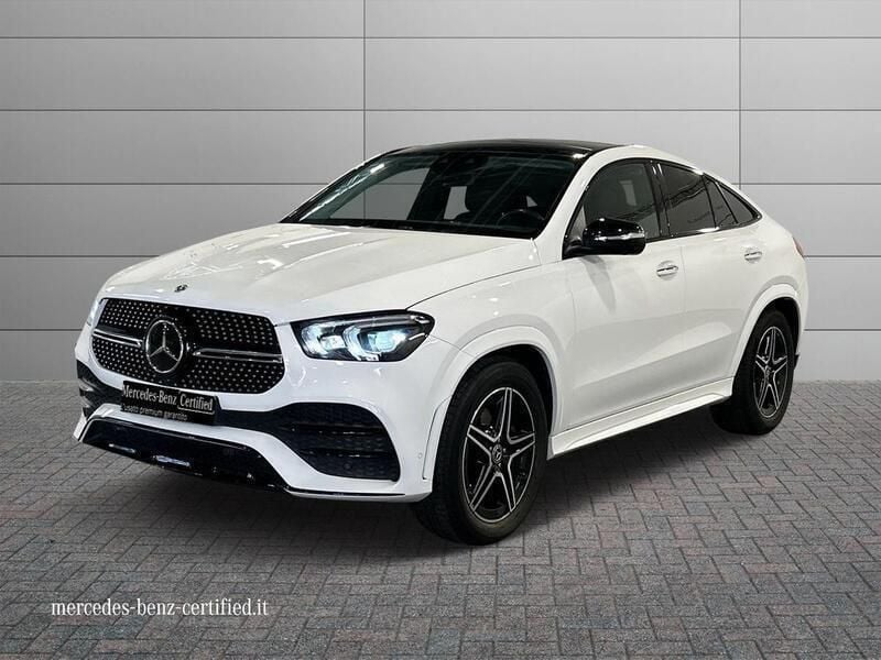 Bianco polare Usata 2022 Mercedes GLE300 Premium Coupé | 63.001 € (Buon prezzo) - Immagine 1/4