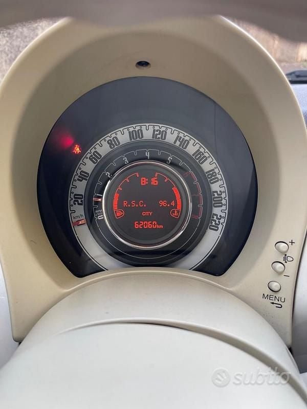 Usata Fiat 500 69 CV (50 kW) 2014 Bianco Utilitaria