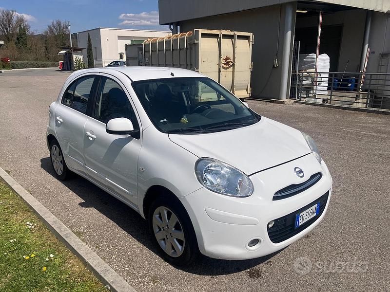Usata Nissan Micra S 80 CV (58 kW) 2011 Bianco Utilitaria