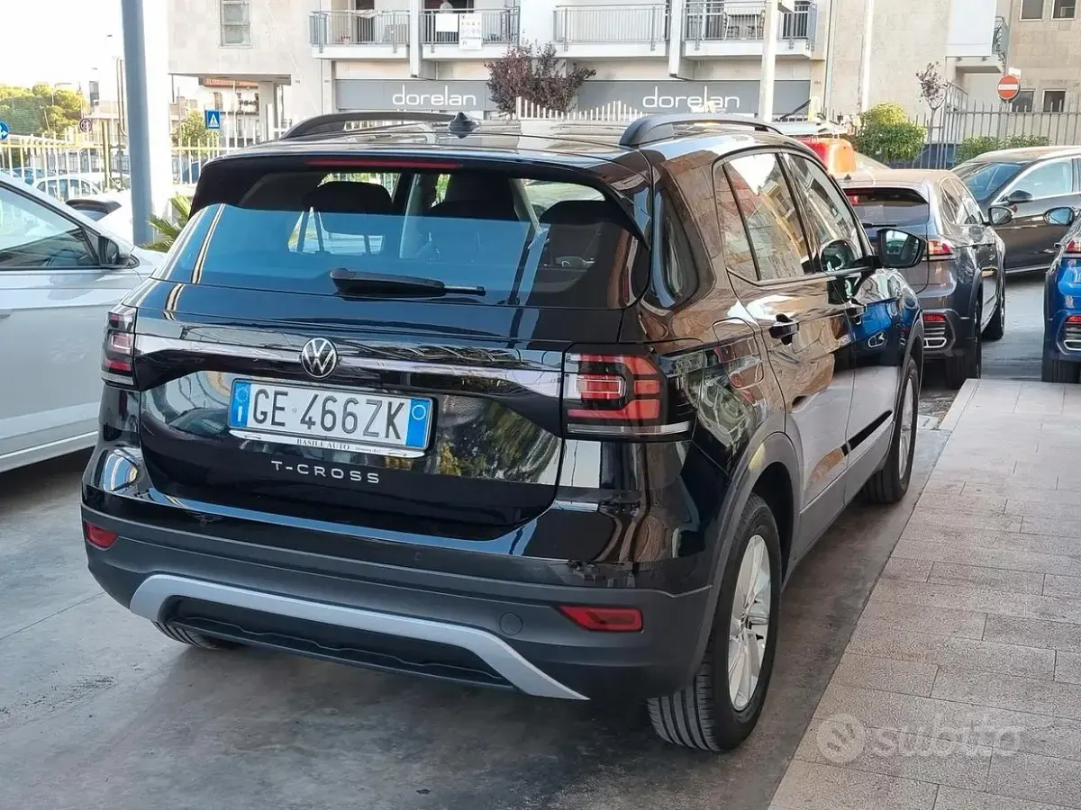 Usata VW T-Cross 95 CV (69 kW) 2021 Nero SUV