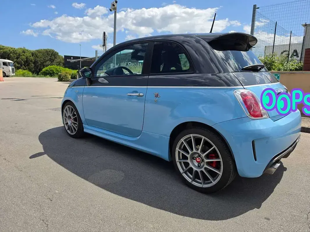 Usata Abarth 595 Turismo 159 CV (116 kW) 2015 Blu/azzurro Utilitaria