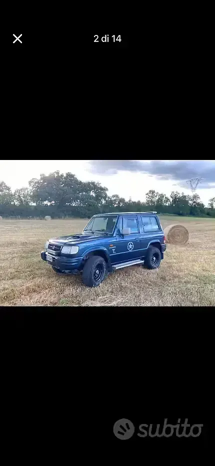 Usata Hyundai Galloper 2001 Blu SUV