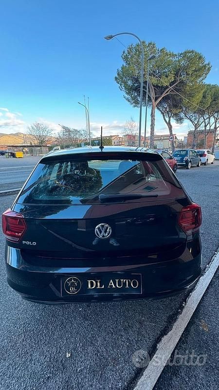 Usata VW Polo Comfortline 65 CV (47 kW) 2018 Nero Berlina
