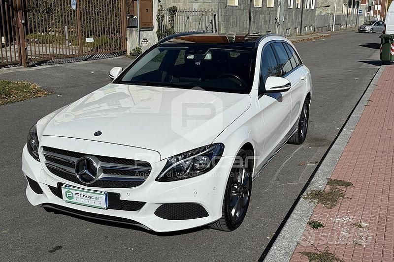Bianco Usata 2017 Mercedes C220 Business Station wagon | 12.900 € (Ottimo prezzo) - Immagine 1/4