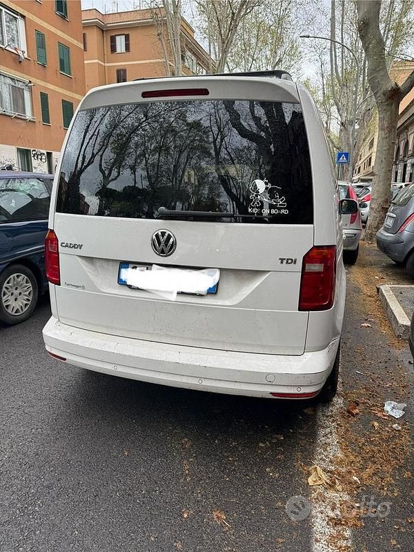 Usata VW Caddy 102 CV (75 kW) 2016 Bianco Monovolume