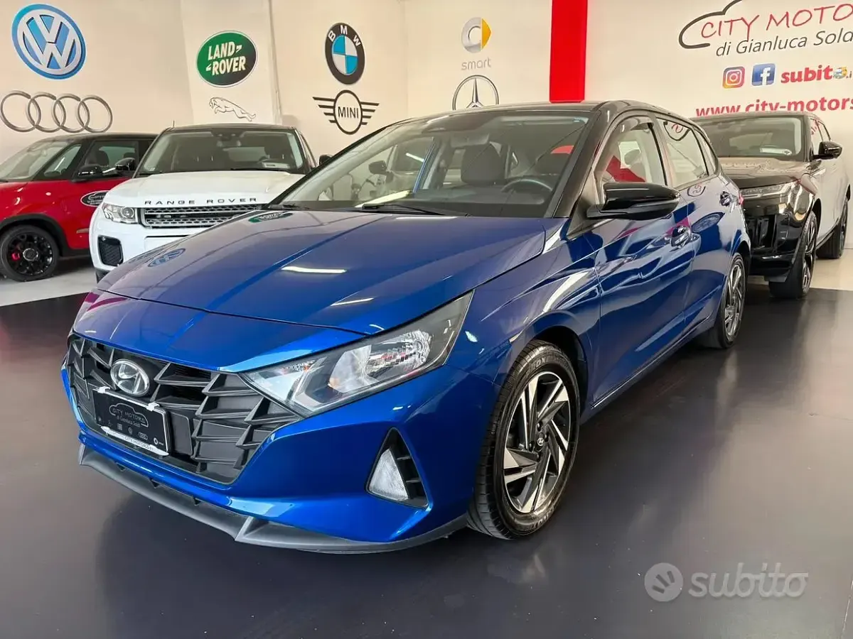 Usata Hyundai i20 N Line 84 CV (61 kW) 2021 Bluazzurro Utilitaria