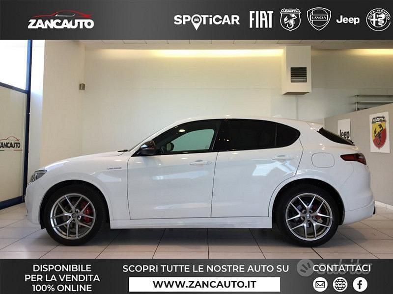 Bianco Usata 2022 Alfa Romeo Stelvio Veloce SUV | 35.350 € (Buon prezzo) - Immagine 1/4
