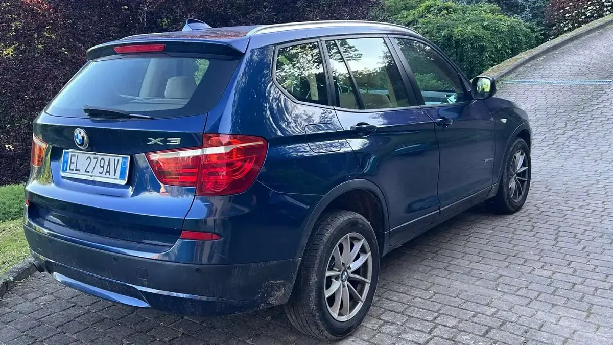 Usata BMW X3 184 CV (135 kW) 2012 Blu/azzurro SUV